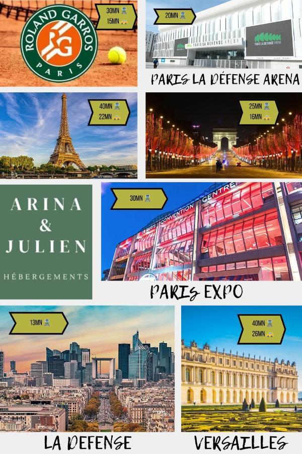 Апартаменти Arina & Julien La Defense-Paris Сюрен Екстер'єр фото